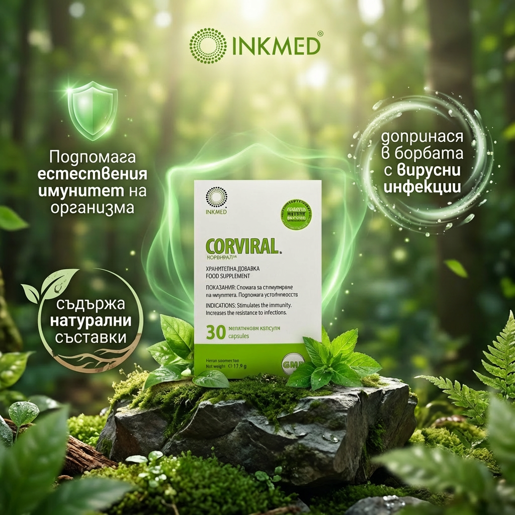 Corviral - Подпомага естествения имунитет на организма и допринася в борбата вирусни инфекции